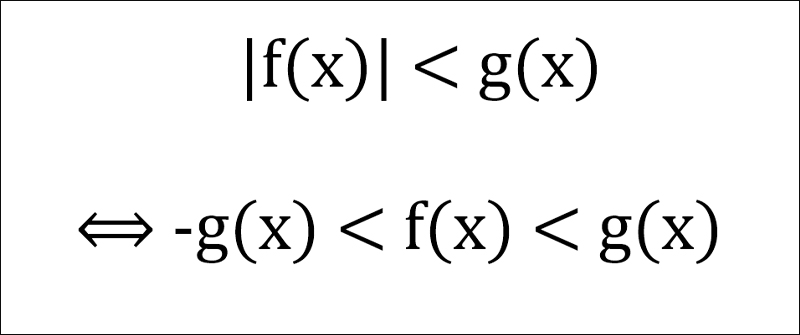 Cách giải phương trình |f(x)| < g(x)